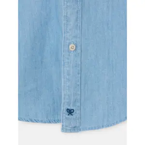 Children's long sleeve denim shirt Silbon image-1