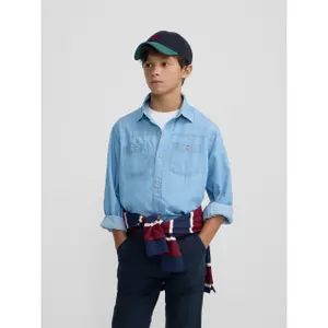 Children's long sleeve denim shirt Silbon image-4