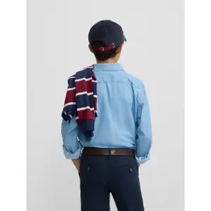 Children's long sleeve denim shirt Silbon image-6