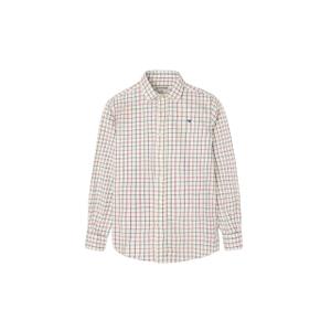 Children's two-tone checked long-sleeve shirt Silbon