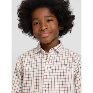 Children's two-tone checked long-sleeve shirt Silbon image-4