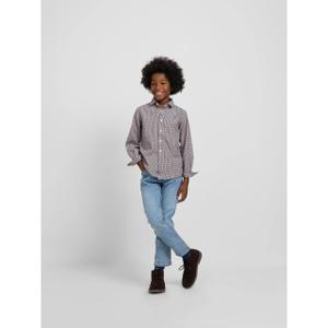 Children's two-tone checked long-sleeve shirt Silbon image-3