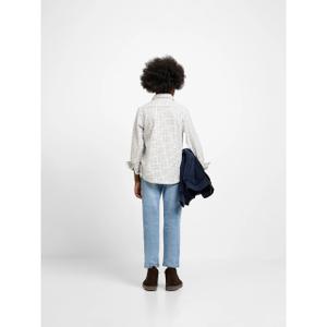 Kinder Langarmhemd mit zweifarbigem Karomuster Silbon image-6