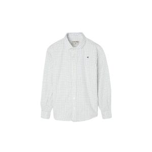 Children's two-tone checked long-sleeve shirt Silbon