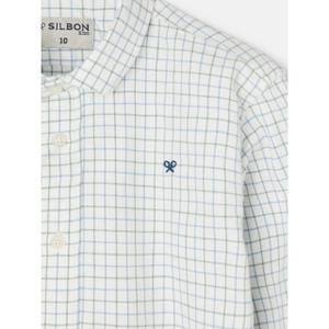 Children's two-tone checked long-sleeve shirt Silbon image-2