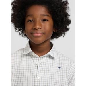 Children's two-tone checked long-sleeve shirt Silbon image-4