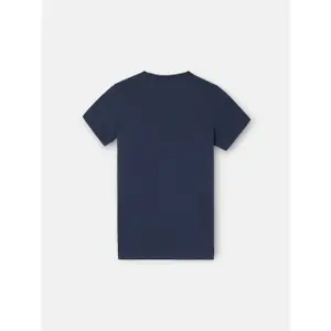 Multicoloured lettering printed T-shirt for kids Silbon image-1