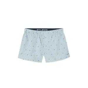 Gestreifte Boxershorts Silbon image-0