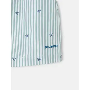 Gestreifte Boxershorts Silbon image-3
