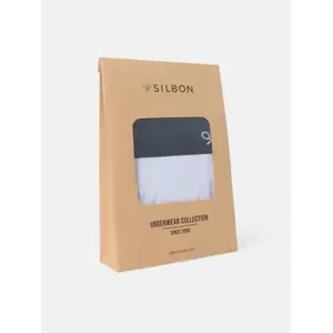 Unifarbene Boxershorts Silbon image-2