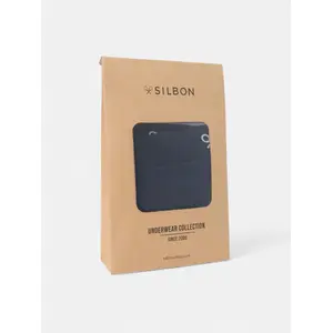 Unifarbene Boxershorts Silbon image-2
