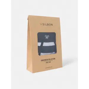 Gestreifte Boxershorts Silbon image-2