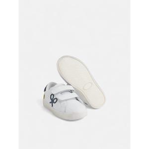 Tennis racket and smile patterned sneakers with Velcro for kids Silbon image-1