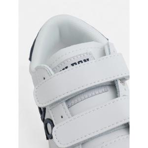 Tennis racket and smile patterned sneakers with Velcro for kids Silbon image-6