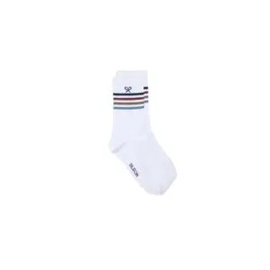 Socks with scissor stripe pattern for kids Silbon image-0