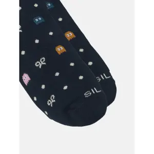 Pac-Man patterned socks for kids Silbon image-1
