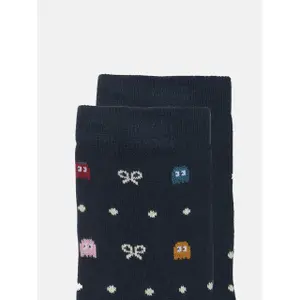 Pac-Man patterned socks for kids Silbon image-2