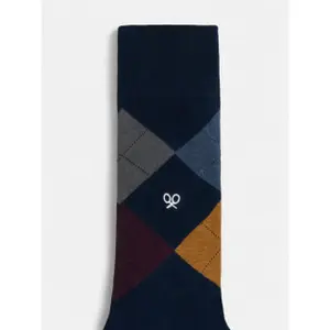 Calcetines con diseño de rombos Silbon image-1