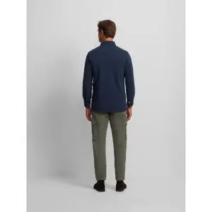 Polo manches longues à col boutonné Silbon image-6