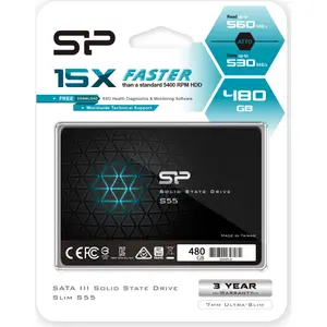 Disco rigido ssd - s-ata 2,5" slim s55 480go Silicon Power image-2