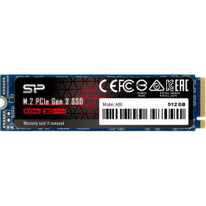 Disque dur SSD - NVMe M.2 Type 2280 Silicon Power A80 512Go