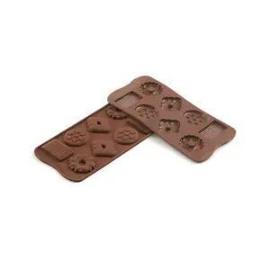 Silikonová forma Silikomart SCG25 Choco Biscuit image-0