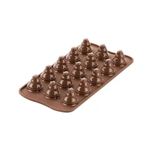 Stampo in silicone Silikomart SCG054 3D N.15 CHOCO TREES image-0