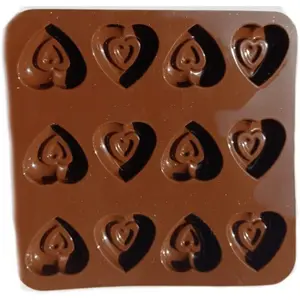 Siliconen mal Silikomart Hearts image-0