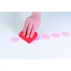 Tapis de cuisine en silicone Silikomart TRD03 Flower 80X400 image-1