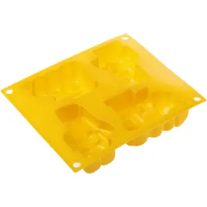 Siliconen mal Silikomart HSF06 Happy Toys image-0