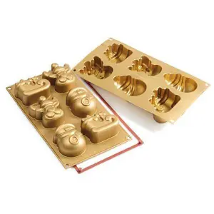 Moule en silicone Silikomart Sf 137 Funny Christmas image-0