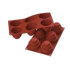 Silikoneform Silikomart Sf148 Mini Wonder Cakes Round image-0