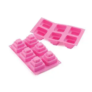Kwadratowa forma silikonowa Silikomart Sf168 Mini Wonder Cake Square image-0