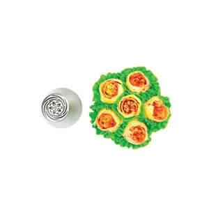 Douille en acier inoxydable Silikomart Flower Tube 28 image-0
