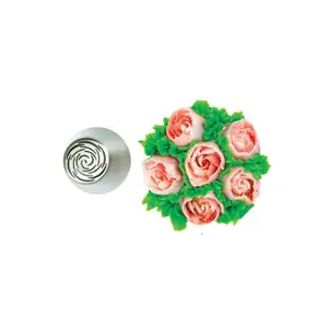 Douille en acier inoxydable Silikomart Flower Tube 31 image-0