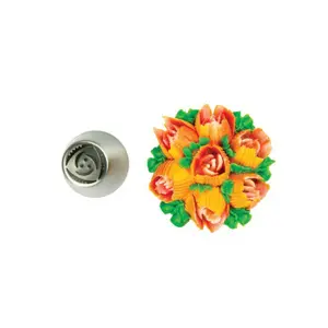 Buchse aus rostfreiem Stahl Silikomart Flower Tube 33 image-0