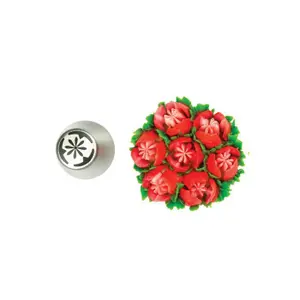 Presa in acciaio inox Silikomart Flower Tube 42 image-0