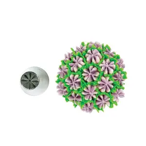 Sockel i rostfritt stål Silikomart Mini Flower Tube 07 image-0