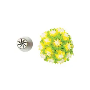 Presa in acciaio inox Silikomart Flower Tube 52 image-0
