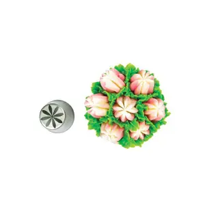 Douille en acier inoxydable Silikomart Flower Tube 54 image-0