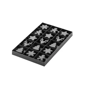 Form Silikomart Voila' Cookie - Winter Holiday - Cookieshaper Xmas Tree Puzzle image-0