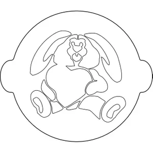 Szablon tortu Silikomart ACC 056 Bunny image-0