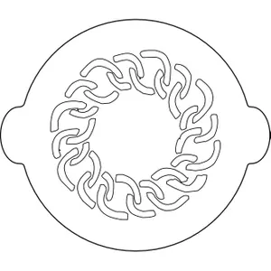 Stencil per torte Silikomart ACC 060 Party image-0
