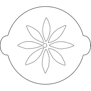 Stencil per torte Silikomart ACC 064 Flower image-0