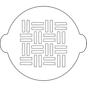 Szablon tortu Silikomart ACC 058 Tris image-0