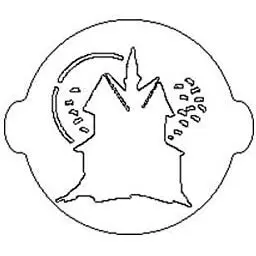 Stencil per torte Silikomart ACC 042 Castle Bewitched image-0