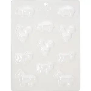 Forma do czekolady Silikomart 9011210 Various Animals image-0