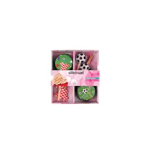 Deegsnijder + decoratie Silikomart Football (x48) image-0