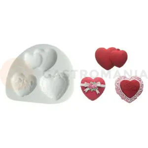 Molde de silicona Silikomart SLK170 Hearts image-0