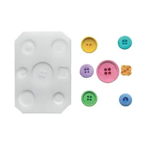 Stampo in silicone Silikomart SLK185 Buttons image-0